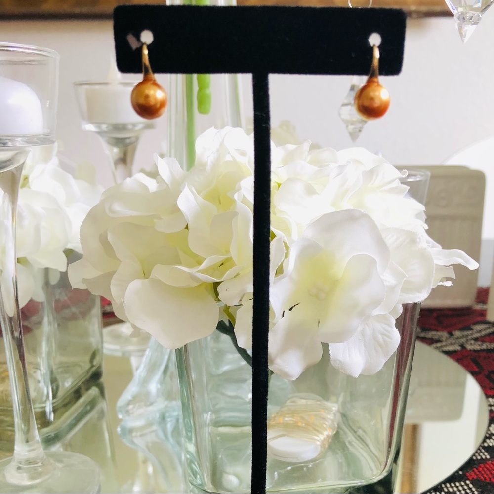 South Sea pearl earrings